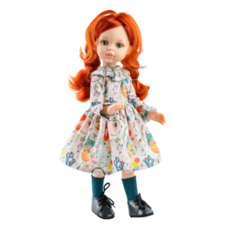 Doll Christie in colorful dress, articulated