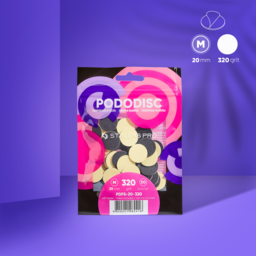 Staleks Pro M შემცვლელი ფაილები Pododisk 320 grit-ისთვის (50 ცალი)