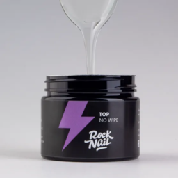 Top without a sticky layer - RockNail No Wipe Top (50 ml.)