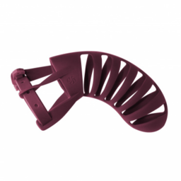 Romello male silicone chastity belt burgundy