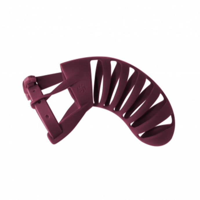 Romello male silicone chastity belt burgundy