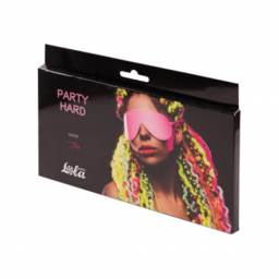 Party Hard Shy Eye Mask pink