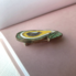 Ceramic brooch "Avocado"