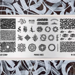Go!Stamp! Stamping plate - №139 Pokras Vibes