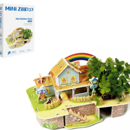 3D Puzzle - Mini Zilipoo - Mini Rainbow House