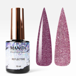 Manita Professional Gel Polish - "ამრეკლავი" ამრეკლი No17 (10 მლ)
