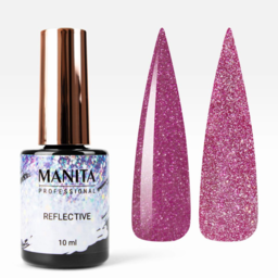 Manita Professional Gel Polish - "ამრეკლავი" ამრეკლი No19 (10 მლ)