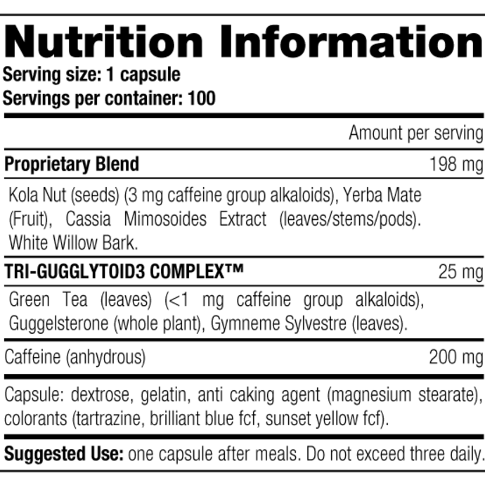 Stacker 2 Ephedra Free ცხიმისმწველი (100 caps)