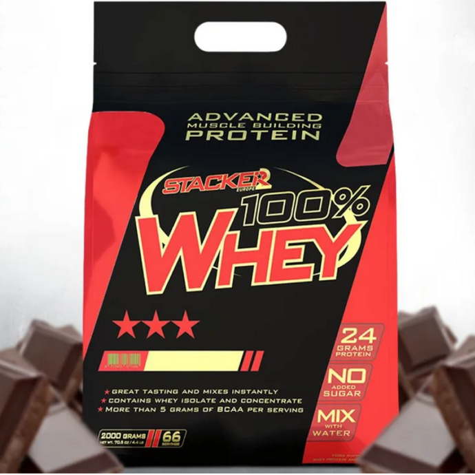 Stacker2 Europe 100% Whey Protein 2000gr (Chocolate)