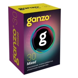 პრეზერვატივი mix-set GANZO MIXED