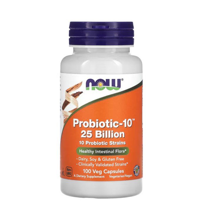 Probiotic-10, 25 млрд, NOW Foods