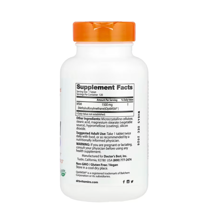 MSM with OptiMSM, Doctor's Best