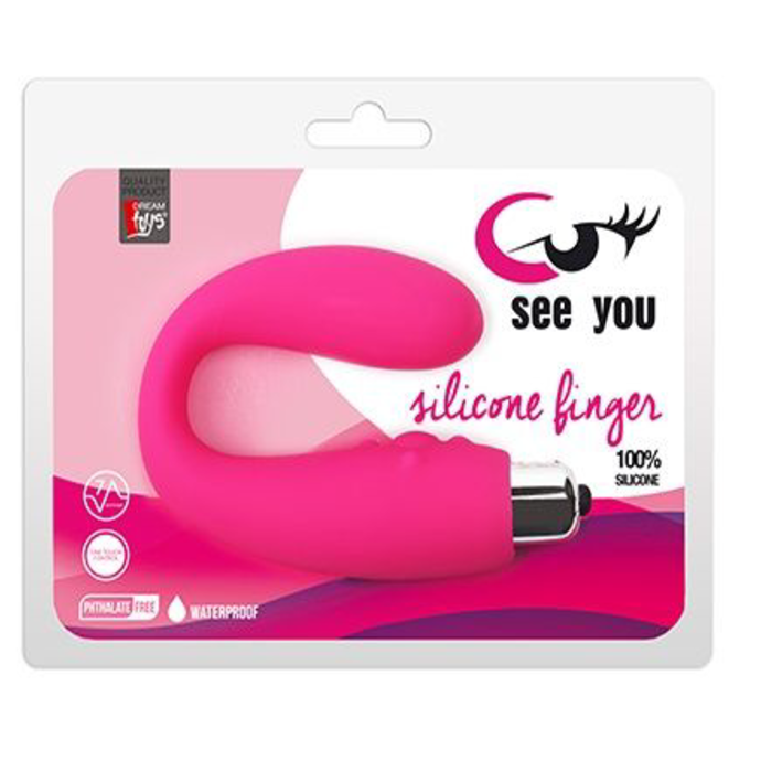 Vibrator silicone G-spot and clitoris See You 7-speed Silicone Finger