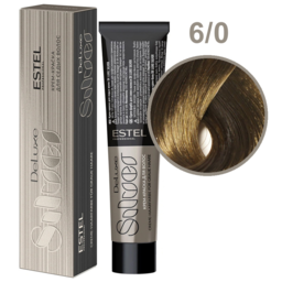 Estel DeLuxe Silver (სერია ნაცრისფერი თმისთვის) - კრემის ფერი 6/0 (60 მლ)