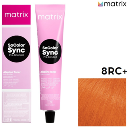 Matrix SoColor - წინასწარ შეკრული კრემი თმის საღებავი 8RC+ (90 მლ)