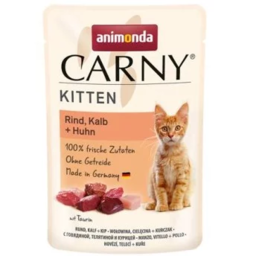 Корм Animonda Carny Adult 85г С говядиной, телятиной и курицей