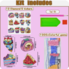 Diamond mosaic stickers "New Year"