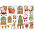 Diamond mosaic stickers "New Year"