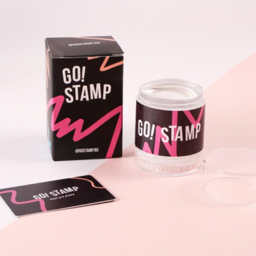 GO! STAMP Double stamp and mini scraper Glitter