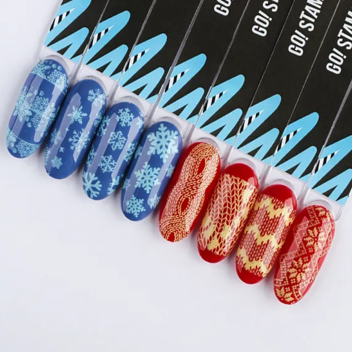 GO! STAMP Stamping plate - 268 Million Snowflakes