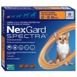 Nexgarde spectra Antiparasitic tablets for dogs